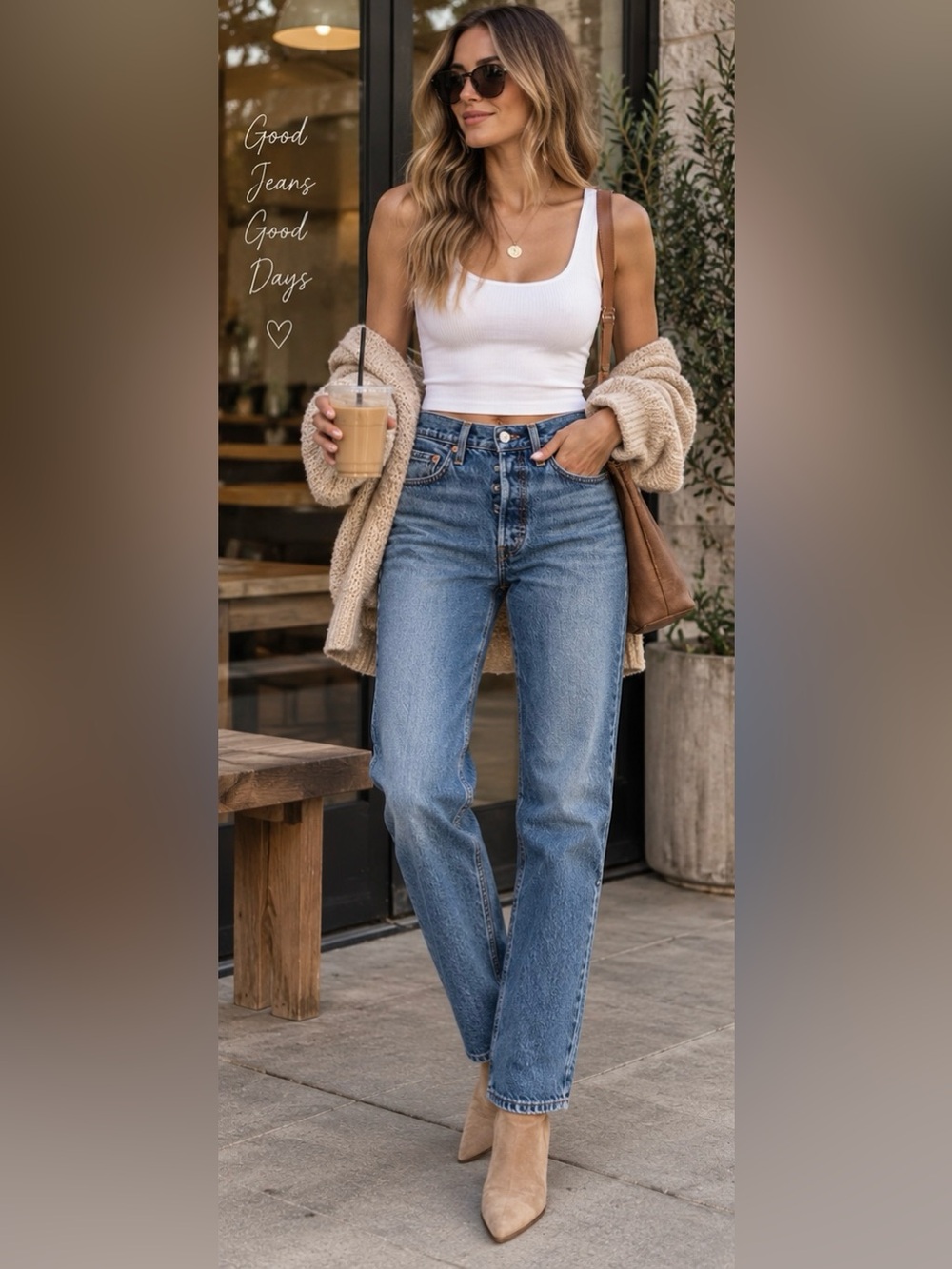 Levi's High-Rise Straight Leg Jeans in Medium Wash “worn in”- size 24 x 30 - NWT